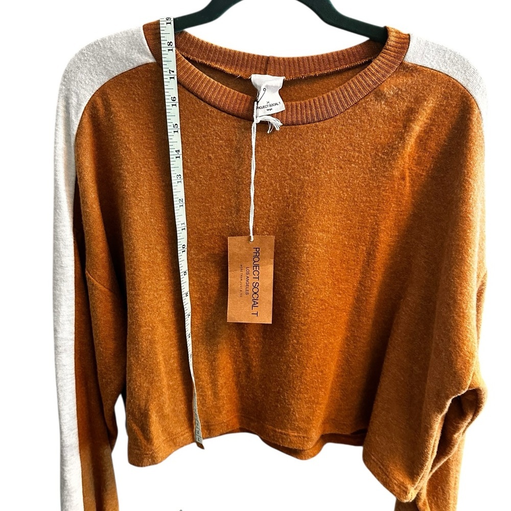 NWT Super Soft Project Social Cropped Tee - Picture 4 of 5